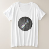 Rainbow Squid Plus maat T-shirt (Design voorkant)