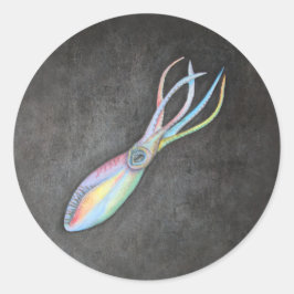 Rainbow Squid Stickers