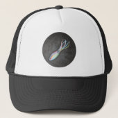 Rainbow Squid Trucker Hat Trucker Pet (Voorkant)