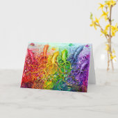 Rainbow Squids Kaart (Gele Bloem)