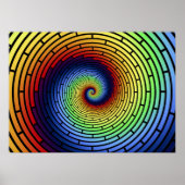 Rainbow Squiral Poster ROY G BIV (Voorkant)