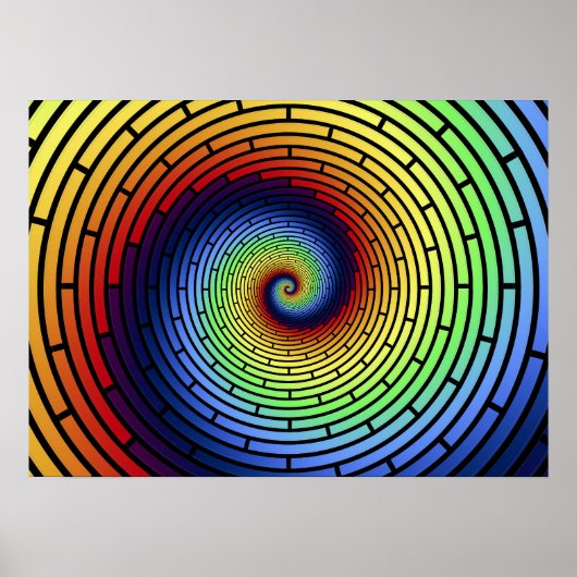 Rainbow Squiral Poster ROY G BIV (Voorkant)