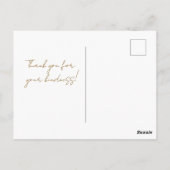 Rainbow Squirrel — Cute Kids Art Thank You Briefkaart (Achterkant)