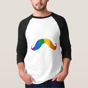 Rainbow Stache T-shirt