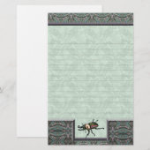 Rainbow Stag Beetle Briefpapier (Voorkant / Achterkant)