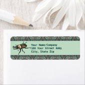 Rainbow Stag Beetle Etiket (Insitu)