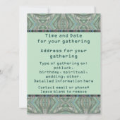 Rainbow Stag Beetle Kaart (Achterkant)