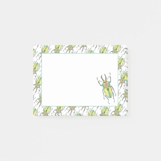 Rainbow Stag Beetle Love Bug Post-it® Notes (Voorkant)
