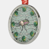 Rainbow Stag Beetle Metalen Ornament (Links)