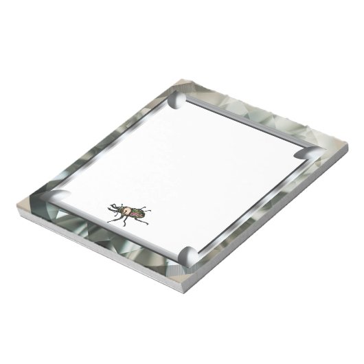 Rainbow Stag Beetle Notitieblok (Linkerzijde)