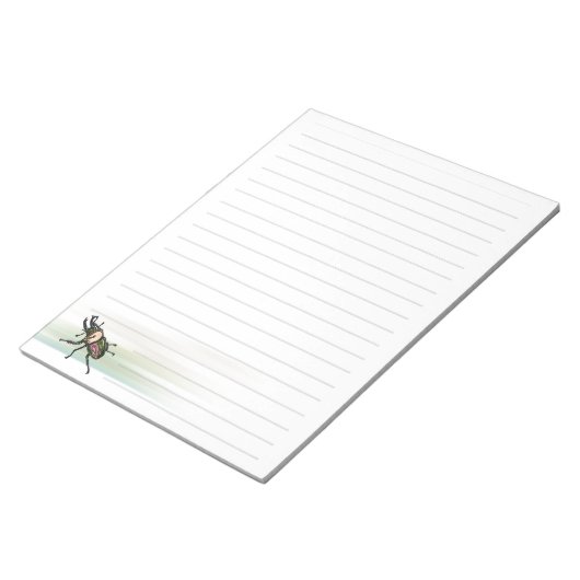 Rainbow Stag Beetle Notitieblok (Schuin)