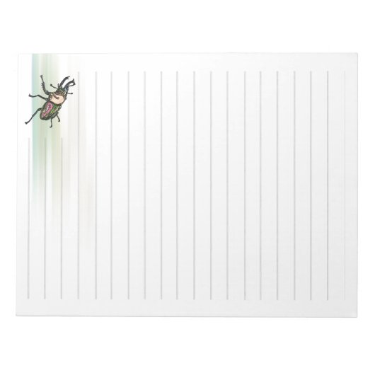 Rainbow Stag Beetle Notitieblok (Voorkant)