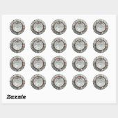 Rainbow Stag Beetle Ronde Sticker (Vel)