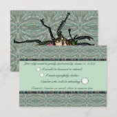 Rainbow Stag Beetle RSVP Kaartje (Voorkant / Achterkant)