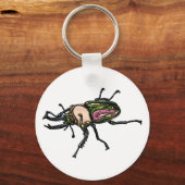 Rainbow Stag Beetle Sleutelhanger (Voorkant)
