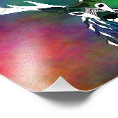 Rainbow Stag Print Foto Afdruk (Hoek)