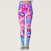 Rainbow Stain Glass Mermaid Leggings Yoga pants (Voorkant)