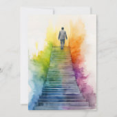 Rainbow Stairs Man komt eraan Kaart (Voorkant)