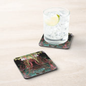 Rainbow Stalactites Abstracte Cork Onderzetters