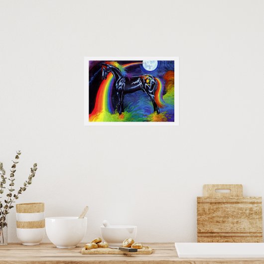 Rainbow Stallion Poster (Keuken)