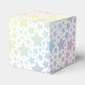 Rainbow Star Baby shower Bedankdoosjes (Achterkant)