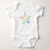 Rainbow Star Baby shower Romper (Voorkant)