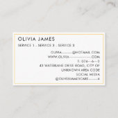 Rainbow Star Babysitter Kinderopvang Kinderopvang  Visitekaartje (Achterkant)