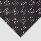 Rainbow Star Checkerboard Tissuepapier (Detail)