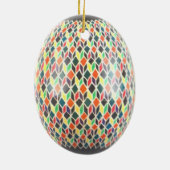 Rainbow Star Egg Ornament (Achterkant)