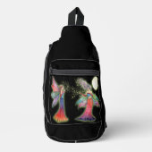 Rainbow Star Fairies Fantasy Art Sling Bag (Voorkant)