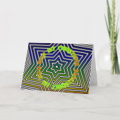 Rainbow Star First Kerstfeestay Greening Feestdagen Kaart (Voorkant)