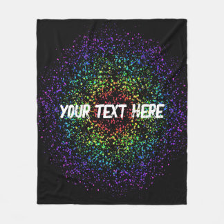 Rainbow Star Galaxy Void Fleece Deken