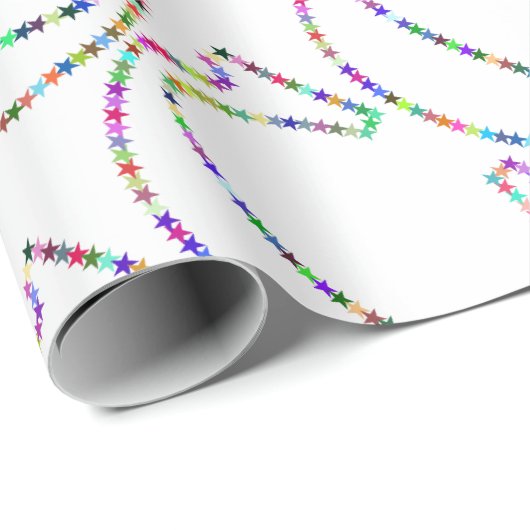 Rainbow Star Letter C Cadeaupapier (Rol Hoek)