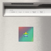 Rainbow Star Magnet (Insitu (Vaatwasser))