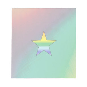 Rainbow Star Notitieblok