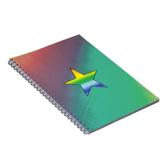 Rainbow Star Notitieboek (Rechterzijde)