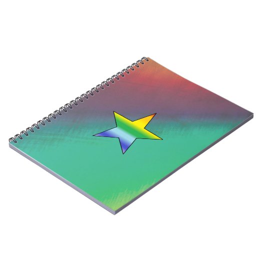 Rainbow Star Notitieboek (Linkerzijde)