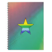 Rainbow Star Notitieboek (Voorkant)