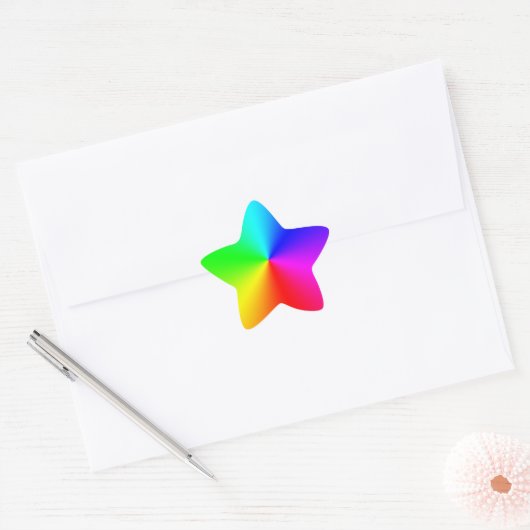 Rainbow Star Sticker (Envelop)