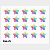 Rainbow Star Sticker (Vel)