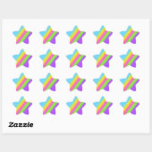 Rainbow Star Stickers (Vel)