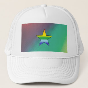 Rainbow Star Trucker Pet