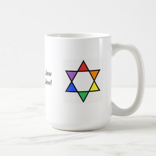 Rainbow Star van David Koffiemok (Rechts)