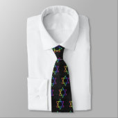 Rainbow Star van David necktie Stropdas (Gebonden)