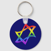 Rainbow Star van David Sleutelhanger (Voorkant)