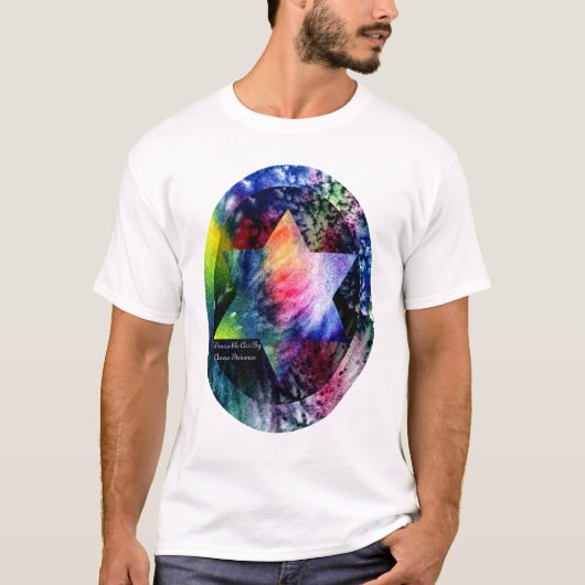 Rainbow Star van David T-shirt (Voorkant)
