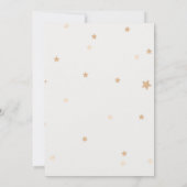 Rainbow Stars Birthday Party Invitation Kaart (Achterkant)