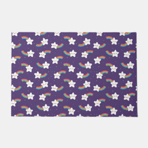 Rainbow Stars Doormat Deurmat