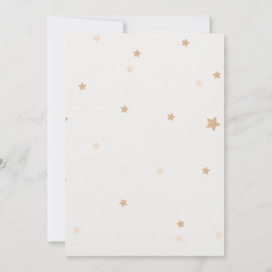 Rainbow Stars Fiver Party Birthday Invitation Kaart (Achterkant)