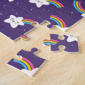 Rainbow Stars Jigzaag Puzzle Legpuzzel (Zijkant)